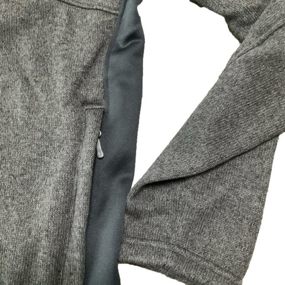 Spyder Men's Empire Jacket Black Gray Full Zip Stretch Fleece Large NWT - Picture 6 of 12